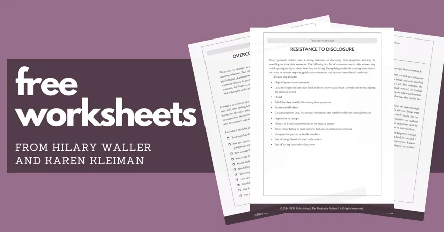 Overcoming Resistance Worksheets